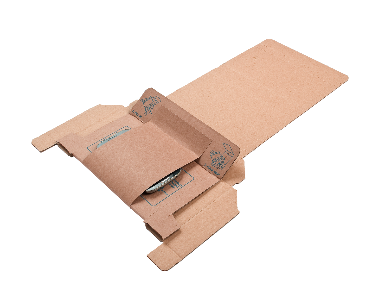 Samoljepljiva kutija - PAPERSNAP 175X80X5-10 mm